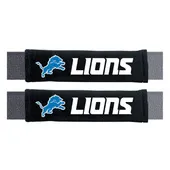 Fan Mats Detroit Lions Embroidered Seatbelt Pad - 2 Pieces