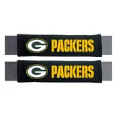 Fan Mats Green Bay Packers Embroidered Seatbelt Pad - 2 Pieces