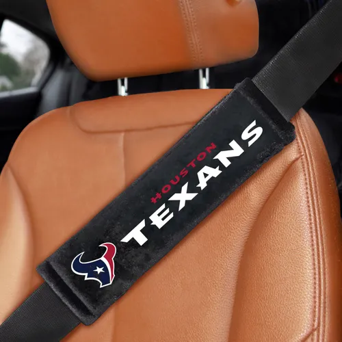 Fan Mats Houston Texans Embroidered Seatbelt Pad - 2 Pieces