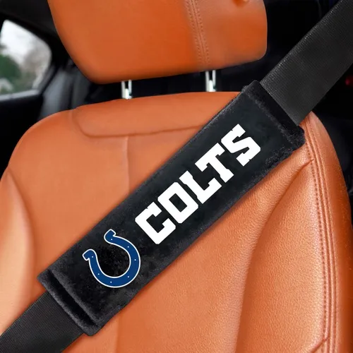 Fan Mats Indianapolis Colts Embroidered Seatbelt Pad - 2 Pieces