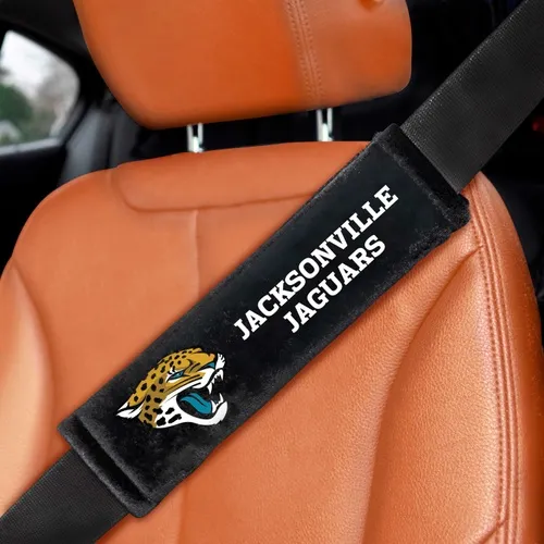 Fan Mats Jacksonville Jaguars Embroidered Seatbelt Pad - 2 Pieces