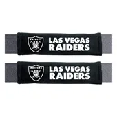 Fan Mats Las Vegas Raiders Embroidered Seatbelt Pad - 2 Pieces