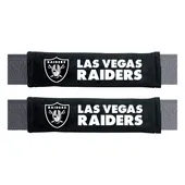 Fan Mats Las Vegas Raiders Embroidered Seatbelt Pad - 2 Pieces