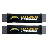 Fan Mats Los Angeles Chargers Embroidered Seatbelt Pad - 2 Pieces