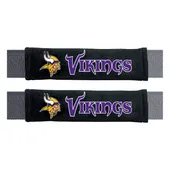 Fan Mats Minnesota Vikings Embroidered Seatbelt Pad - 2 Pieces