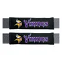 Fan Mats Minnesota Vikings Embroidered Seatbelt Pad - 2 Pieces