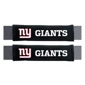 Fan Mats New York Giants Embroidered Seatbelt Pad - 2 Pieces