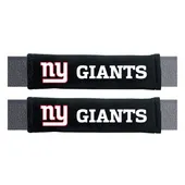 Fan Mats New York Giants Embroidered Seatbelt Pad - 2 Pieces