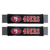 Fan Mats San Francisco 49Ers Embroidered Seatbelt Pad - 2 Pieces