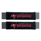 Fan Mats Tampa Bay Buccaneers Embroidered Seatbelt Pad - 2 Pieces