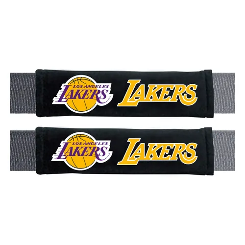 Fan Mats Los Angeles Lakers Embroidered Seatbelt Pad - 2 Pieces