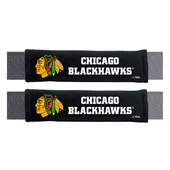 Fan Mats Chicago Blackhawks Embroidered Seatbelt Pad - 2 Pieces