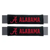 Fan Mats Alabama Crimson Tide Embroidered Seatbelt Pad - 2 Pieces