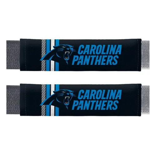 Fan Mats Carolina Panthers Team Color Rally Seatbelt Pad - 2 Pieces