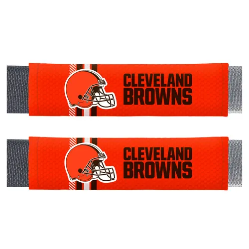 Fan Mats Cleveland Browns Team Color Rally Seatbelt Pad - 2 Pieces