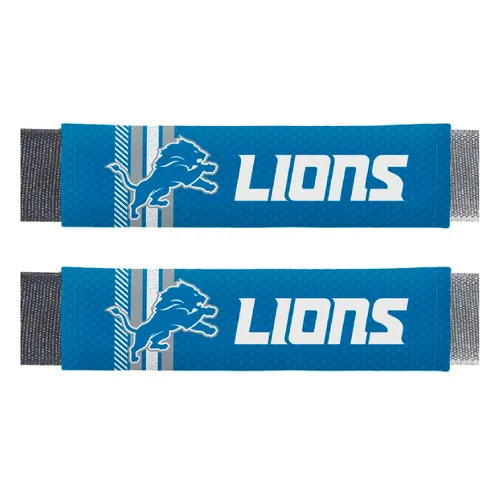 Fan Mats Detroit Lions Team Color Rally Seatbelt Pad - 2 Pieces