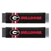 Fan Mats Georgia Bulldogs Team Color Rally Seatbelt Pad - 2 Pieces