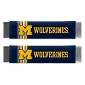 Fan Mats Michigan Wolverines Team Color Rally Seatbelt Pad - 2 Pieces