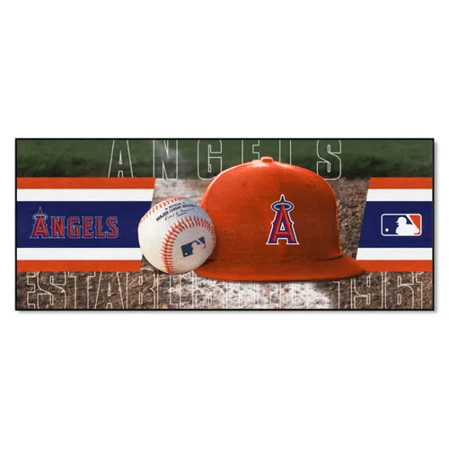 Fan Mats Los Angeles Angels Baseball Runner Rug - 30In. X 72In.