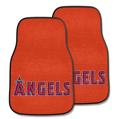 Fan Mats Los Angeles Angels Front Carpet Car Mat Set - 2 Pieces