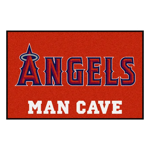 Fan Mats Los Angeles Angels Man Cave Starter Mat Accent Rug - 19In. X 30In.