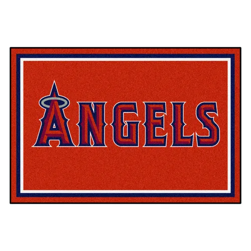 Fan Mats Los Angeles Angels 5Ft. X 8 Ft. Plush Area Rug