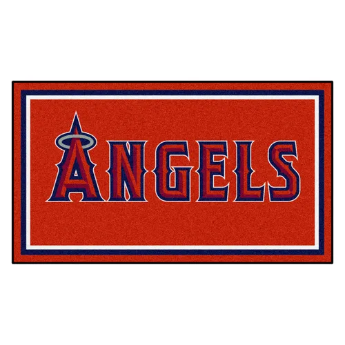 Fan Mats Los Angeles Angels 3Ft. X 5Ft. Plush Area Rug