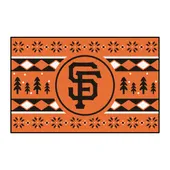 Fan Mats San Francisco Giants Holiday Sweater Starter Mat Accent Rug - 19In. X 30In.