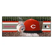 Fan Mats Cincinnati Reds Baseball Runner Rug - 30In. X 72In.