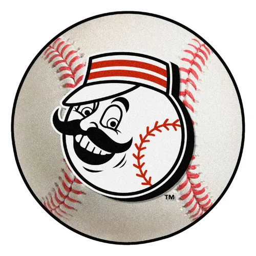 Fan Mats Cincinnati Reds Baseball Rug - 27In. Diameter