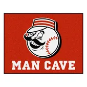 Fan Mats Cincinnati Reds Man Cave All-Star Rug - 34 In. X 42.5 In.