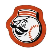 Fan Mats Cincinnati Reds Mascot Rug "Mr. Red Head" Logo