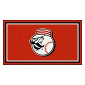 Fan Mats Cincinnati Reds 3Ft. X 5Ft. Plush Area Rug