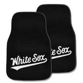 Fan Mats Chicago White Sox Front Carpet Car Mat Set - 2 Pieces