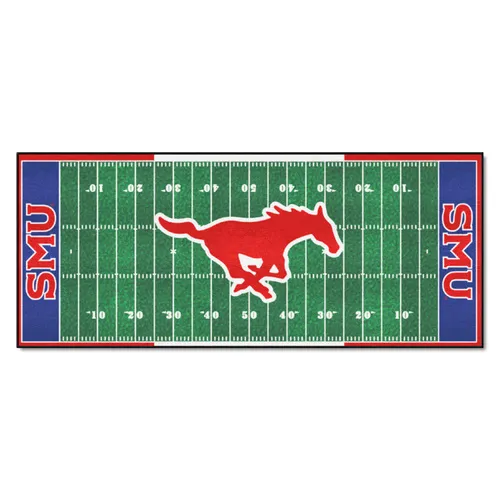 Fan Mats Smu Mustangs Field Runner Mat - 30In. X 72In.