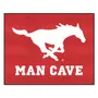 Fan Mats Smu Mustangs Man Cave All-Star Rug - 34 In. X 42.5 In.