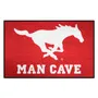 Fan Mats Smu Mustangs Man Cave Starter Mat Accent Rug - 19In. X 30In.