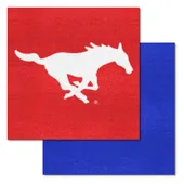 Fan Mats Smu Mustangs Team Carpet Tiles - 45 Sq Ft.