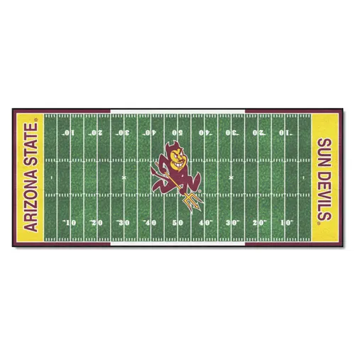 Fan Mats Arizona State Sun Devils Field Runner Mat - 30In. X 72In., Sparky Logo