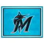 Fan Mats Miami Marlins 8Ft. X 10 Ft. Plush Area Rug