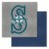 Fan Mats Seattle Mariners Team Carpet Tiles - 45 Sq Ft. Gray & Blue