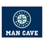 Fan Mats Seattle Mariners Man Cave All-Star Rug - 34 In. X 42.5 In.