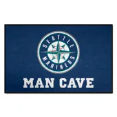 Fan Mats Seattle Mariners Man Cave Ulti-Mat Rug - 5Ft. X 8Ft.