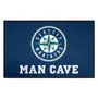 Fan Mats Seattle Mariners Man Cave Ulti-Mat Rug - 5Ft. X 8Ft.