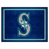 Fan Mats Seattle Mariners 8Ft. X 10 Ft. Plush Area Rug