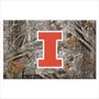 Fan Mats Illinois Illini Rubber Scraper Door Mat Camo