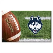 Fan Mats Uconn Huskies Rubber Scraper Door Mat