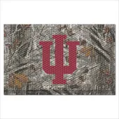 Fan Mats Indiana Hooisers Camo Rubber Scraper Door Mat