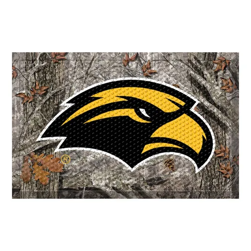 Fan Mats Southern Miss Rubber Scraper Door Mat Camo