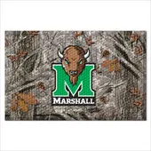 Fan Mats Marshall Thundering Herd Rubber Scraper Door Mat Camo